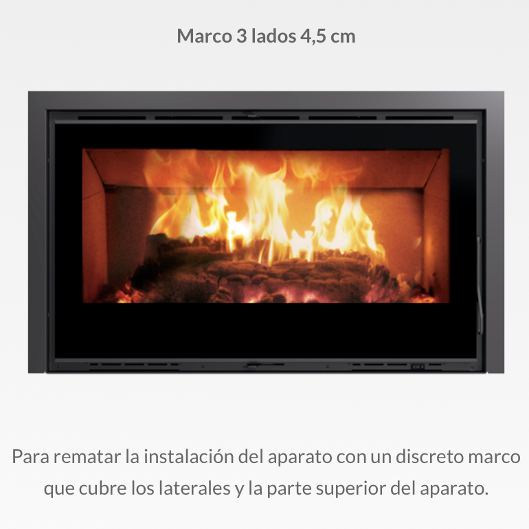 marco 3 lados 4,5 cm