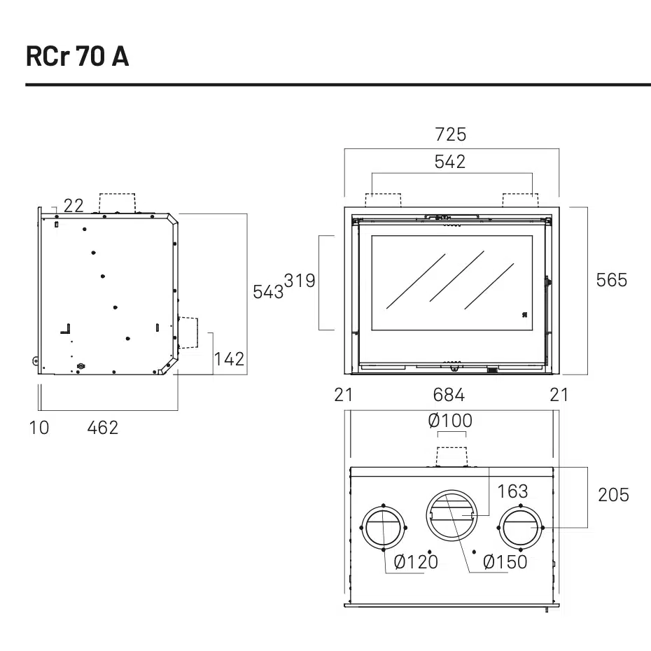 medidas rocal rcr 70a